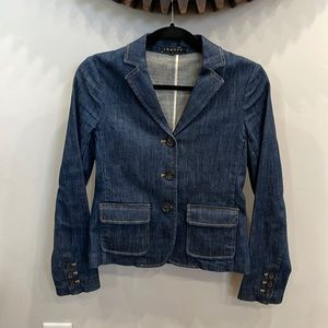 Theory Denim Jean from Nordstrom Jacket Size 2 with Pockets